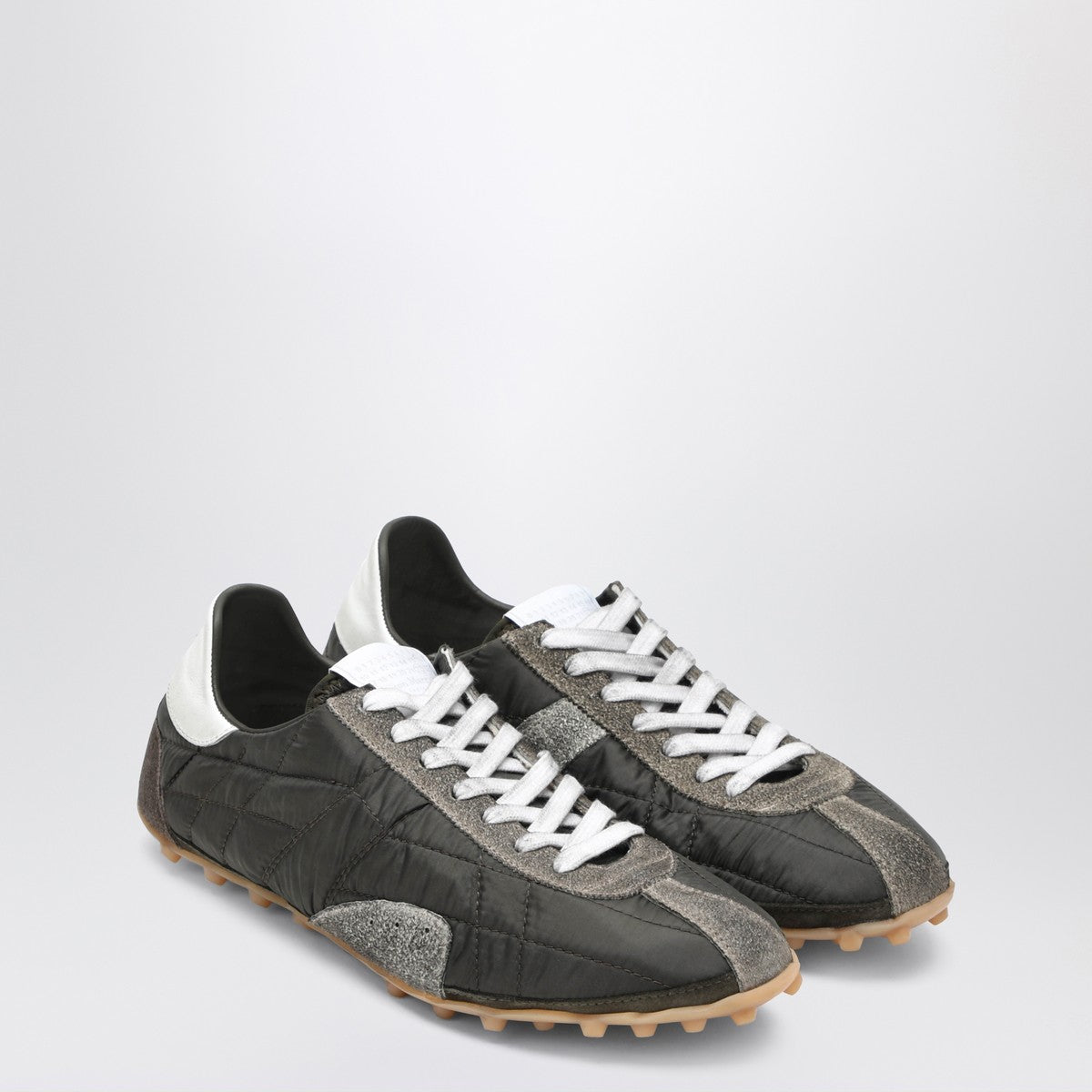 Maison Margiela Dark green/white Sprinters sneakers Maison Margiela