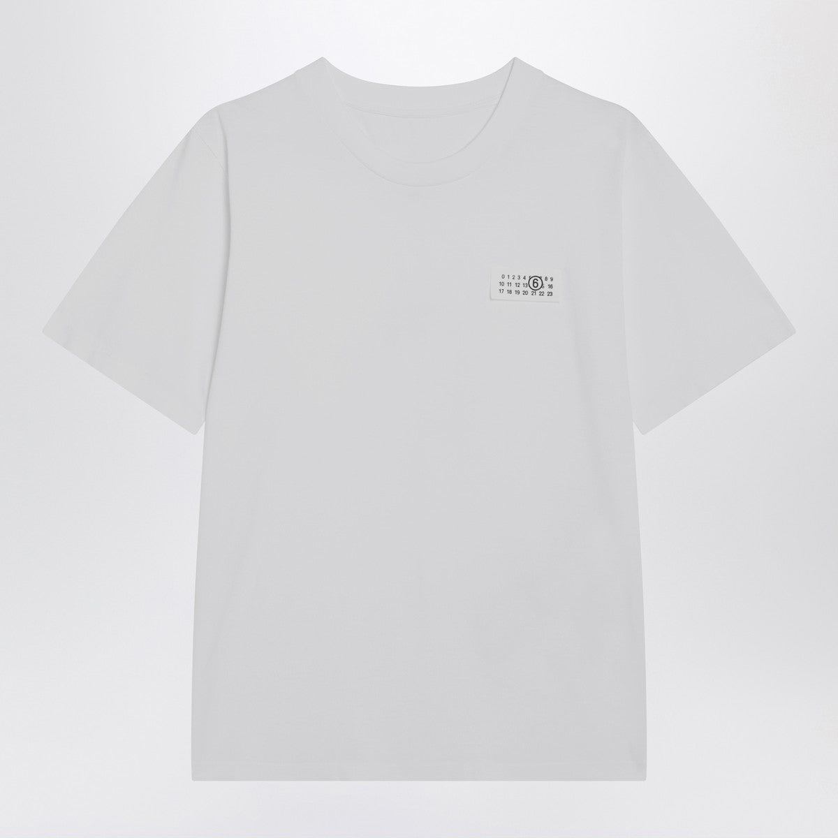 MM6 Maison Margiela White T-shirt with Numeric patch MM6 Maison Margiela