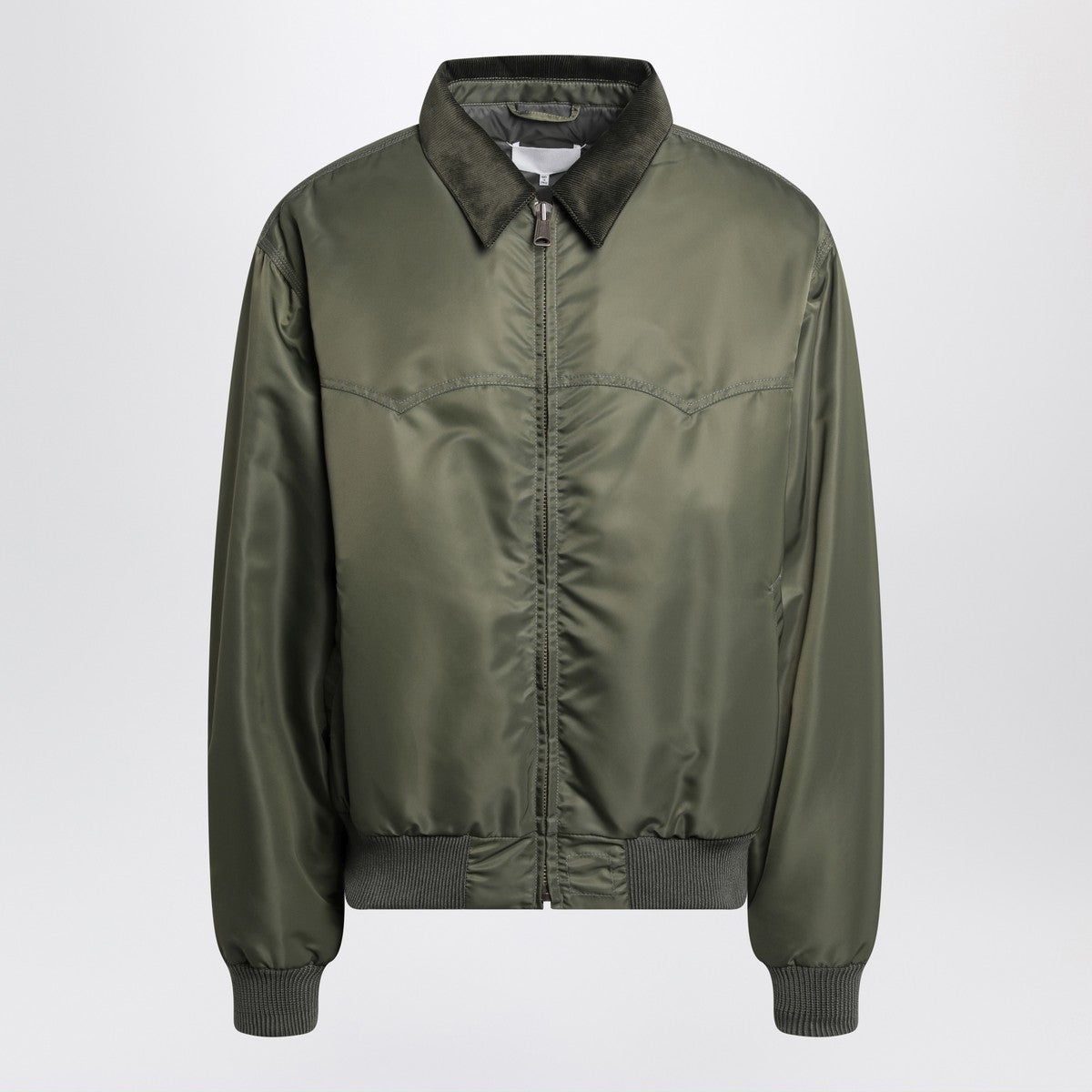 Maison Margiela Khaki green zip jacket Maison Margiela