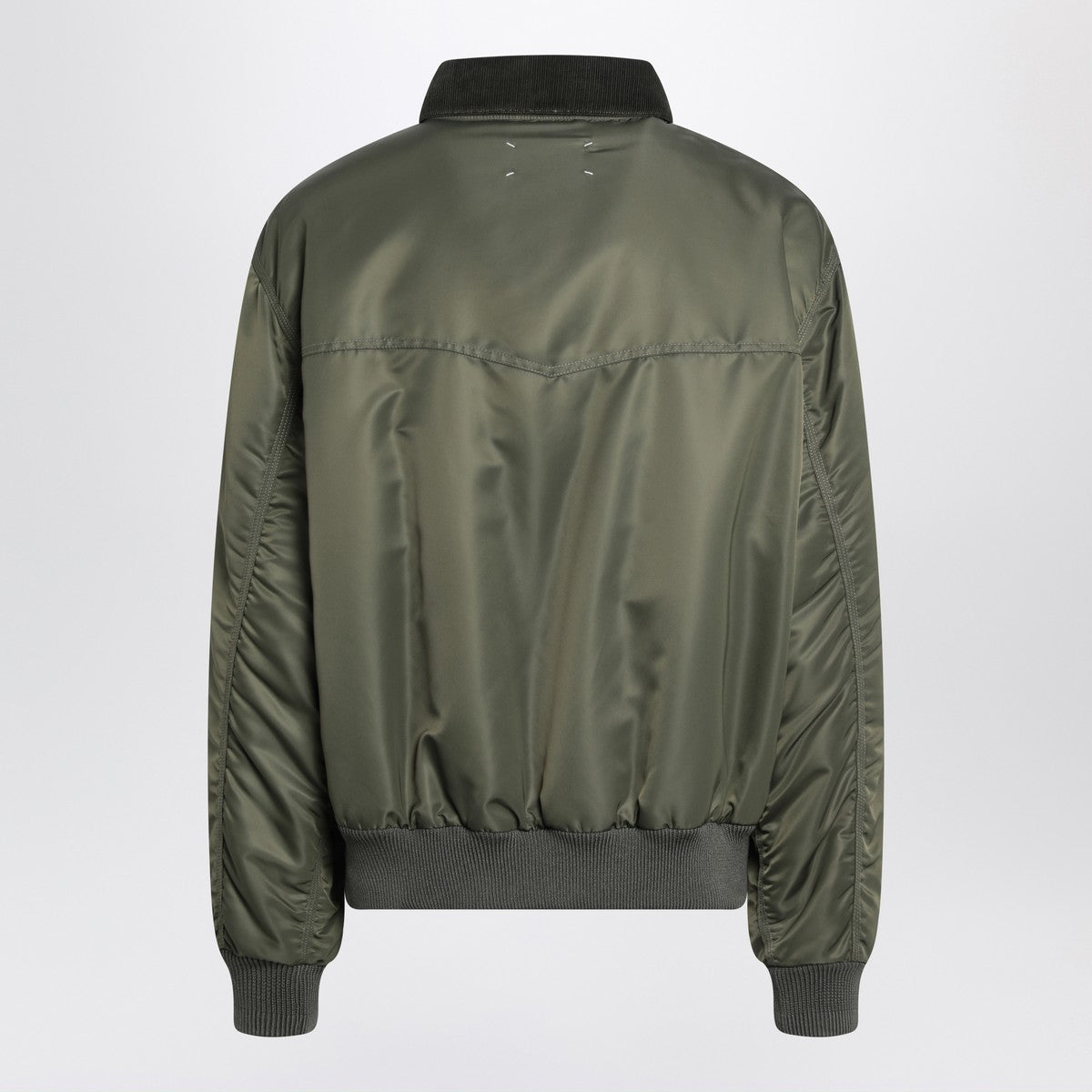 Maison Margiela Khaki green zip jacket Maison Margiela