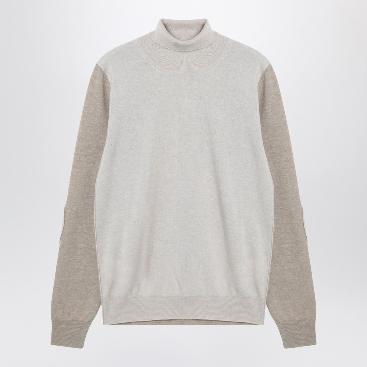 Maison Margiela Two-tone wool turtleneck sweater Maison Margiela