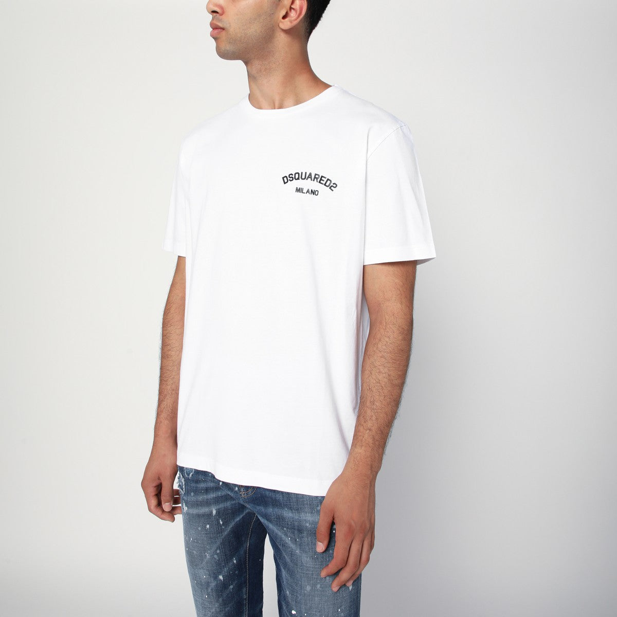 Dsquared2 White T-shirt with logo Dsquared2