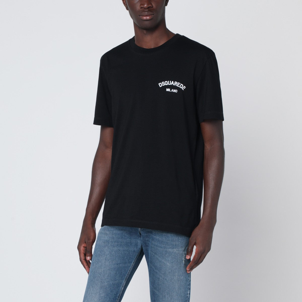 Dsquared2 Black T-shirt with logo Dsquared2