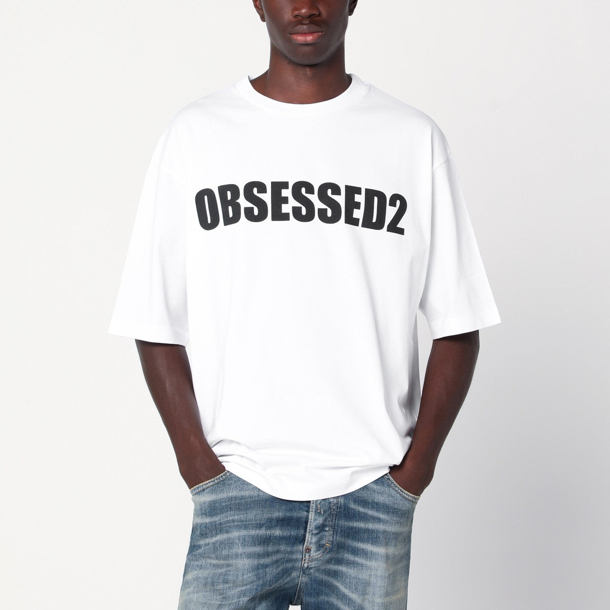 Magliano X D2 White cotton T-shirt Magliano X D2