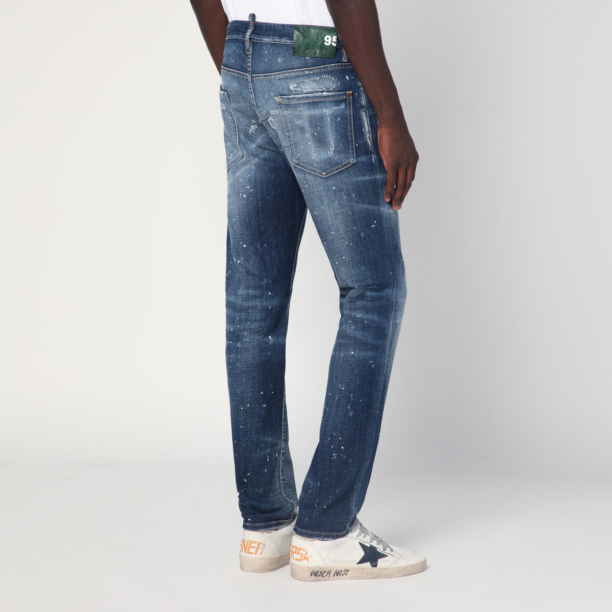 Dsquared2 Medium Galaxy Wash Cool Guy jeans in faded blue Dsquared2