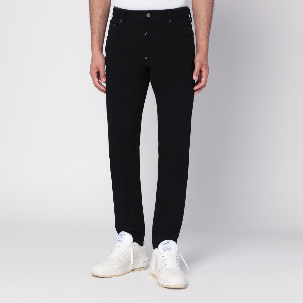 Dsquared2 Black Tidy Biker Jeans Dsquared2