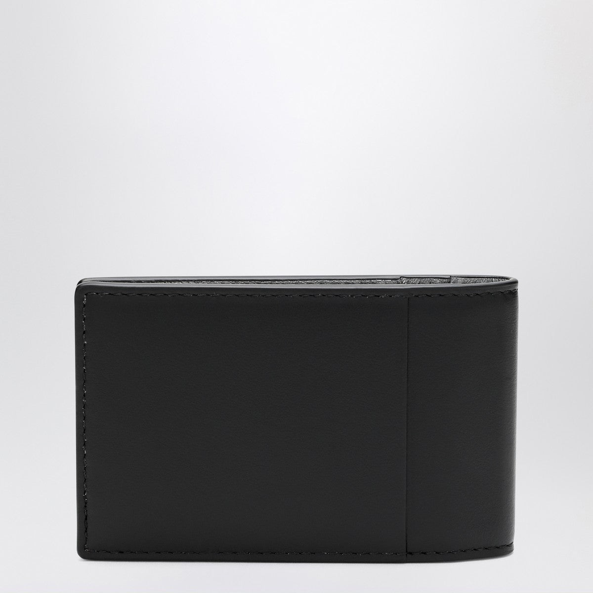 Maison Margiela Black button card holder with logo Maison Margiela