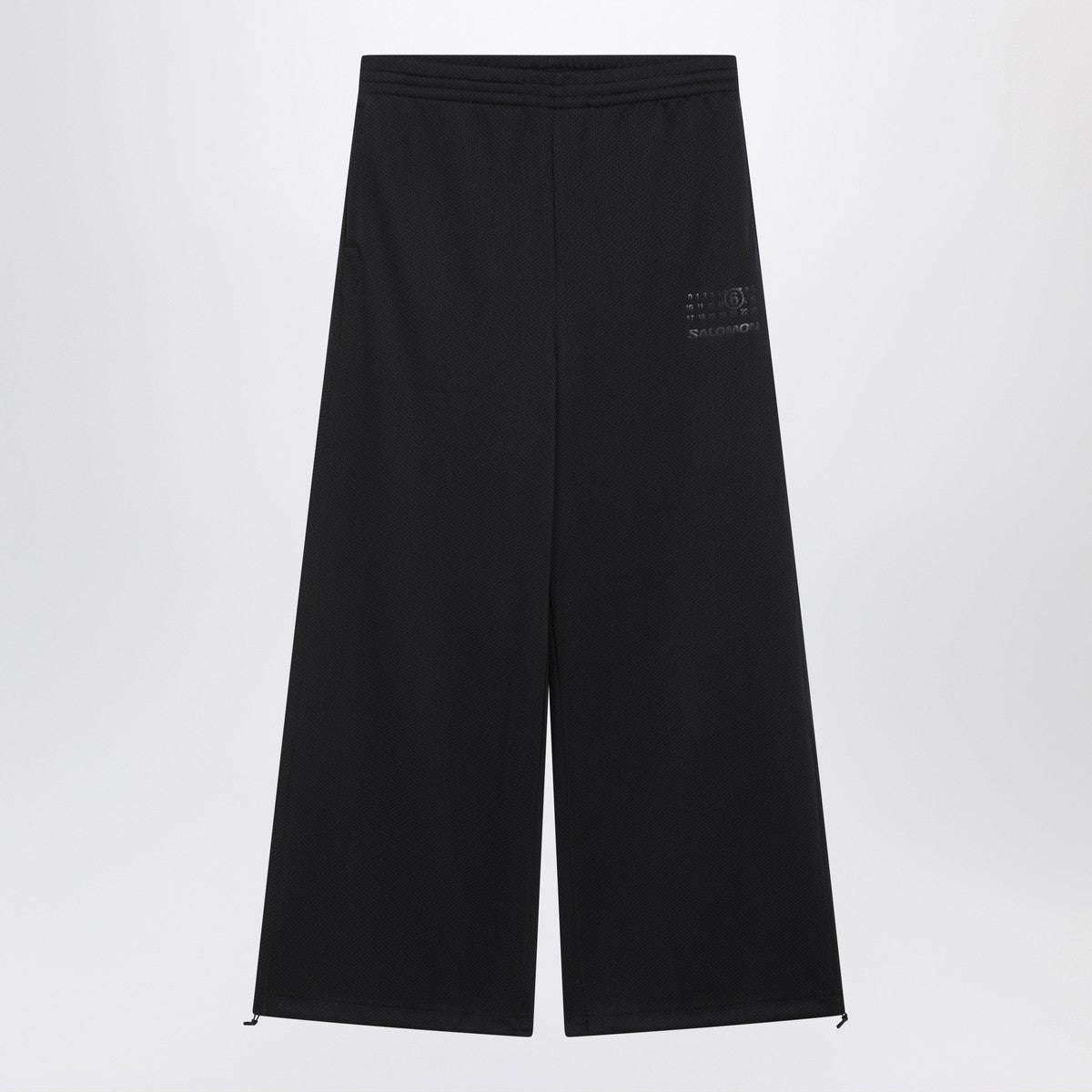MM6 X Salomon Wide black jogging trousers MM6 X Salomon
