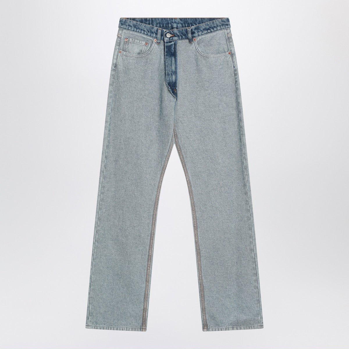 MM6 Maison Margiela Two-tone washed jeans MM6 Maison Margiela