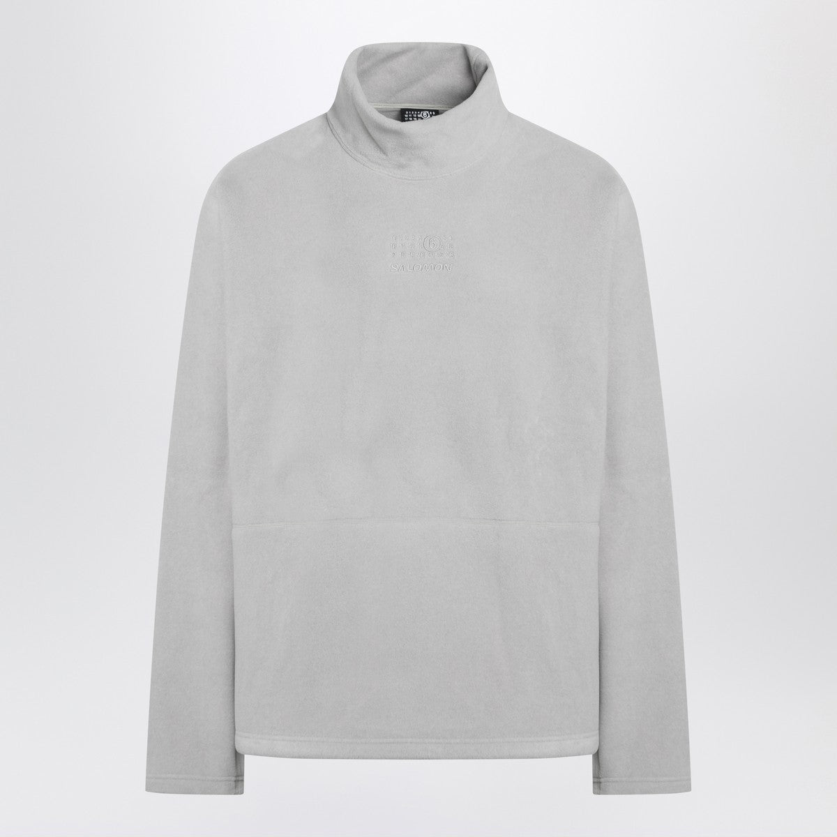 MM6 X Salomon Light gray turtleneck fleece MM6 X Salomon