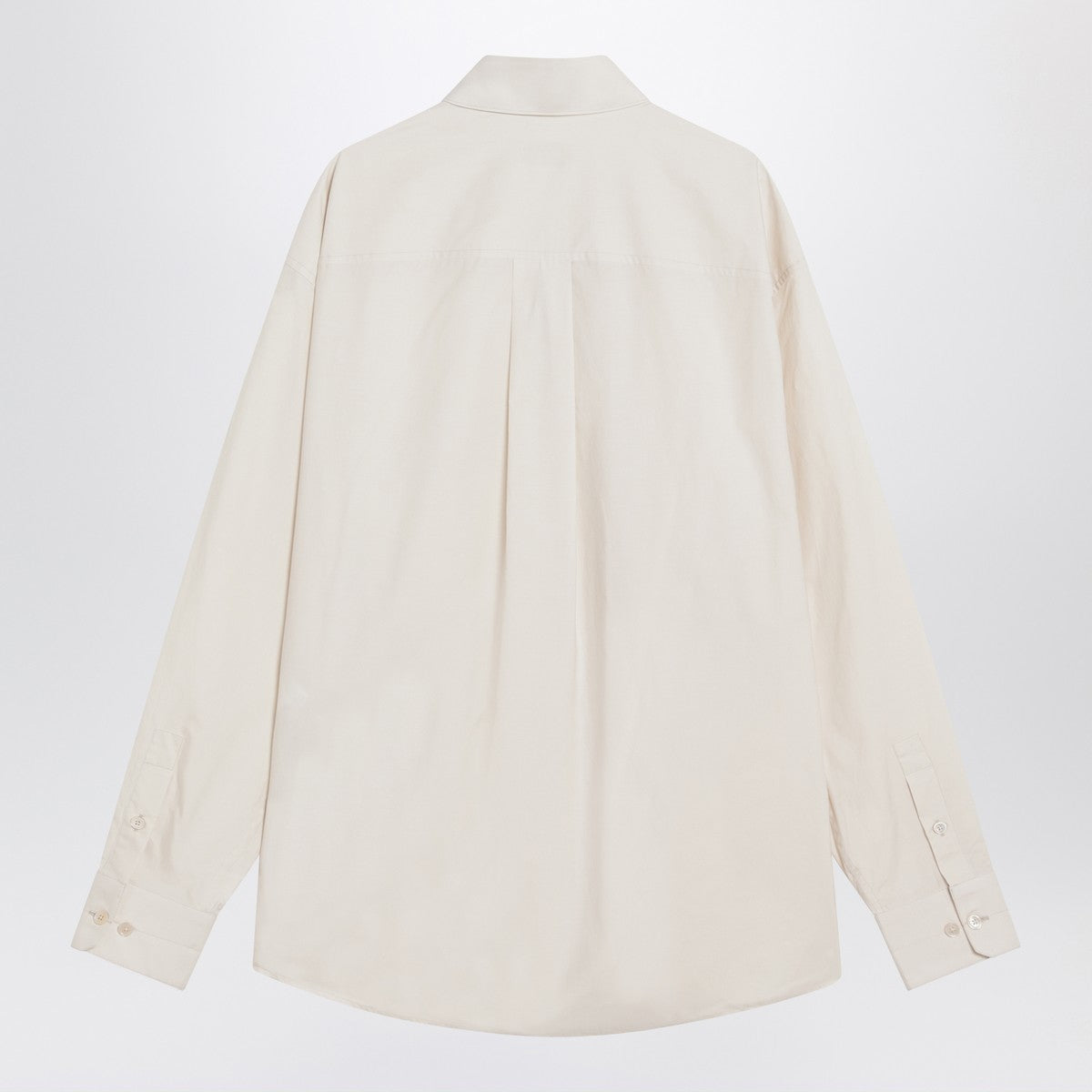 LEMAIRE Ivory cotton and silk shirt Lemaire