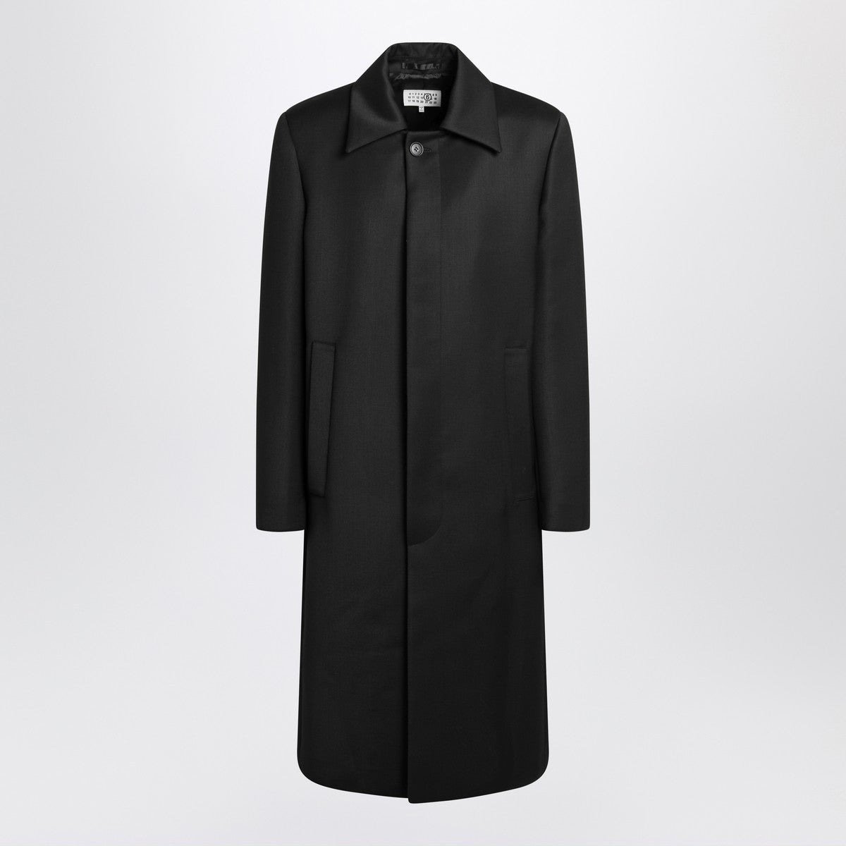MM6 Maison Margiela Black wool-blend coat MM6 Maison Margiela