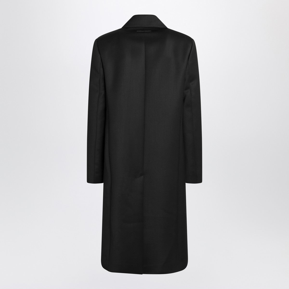 MM6 Maison Margiela Black wool-blend coat MM6 Maison Margiela