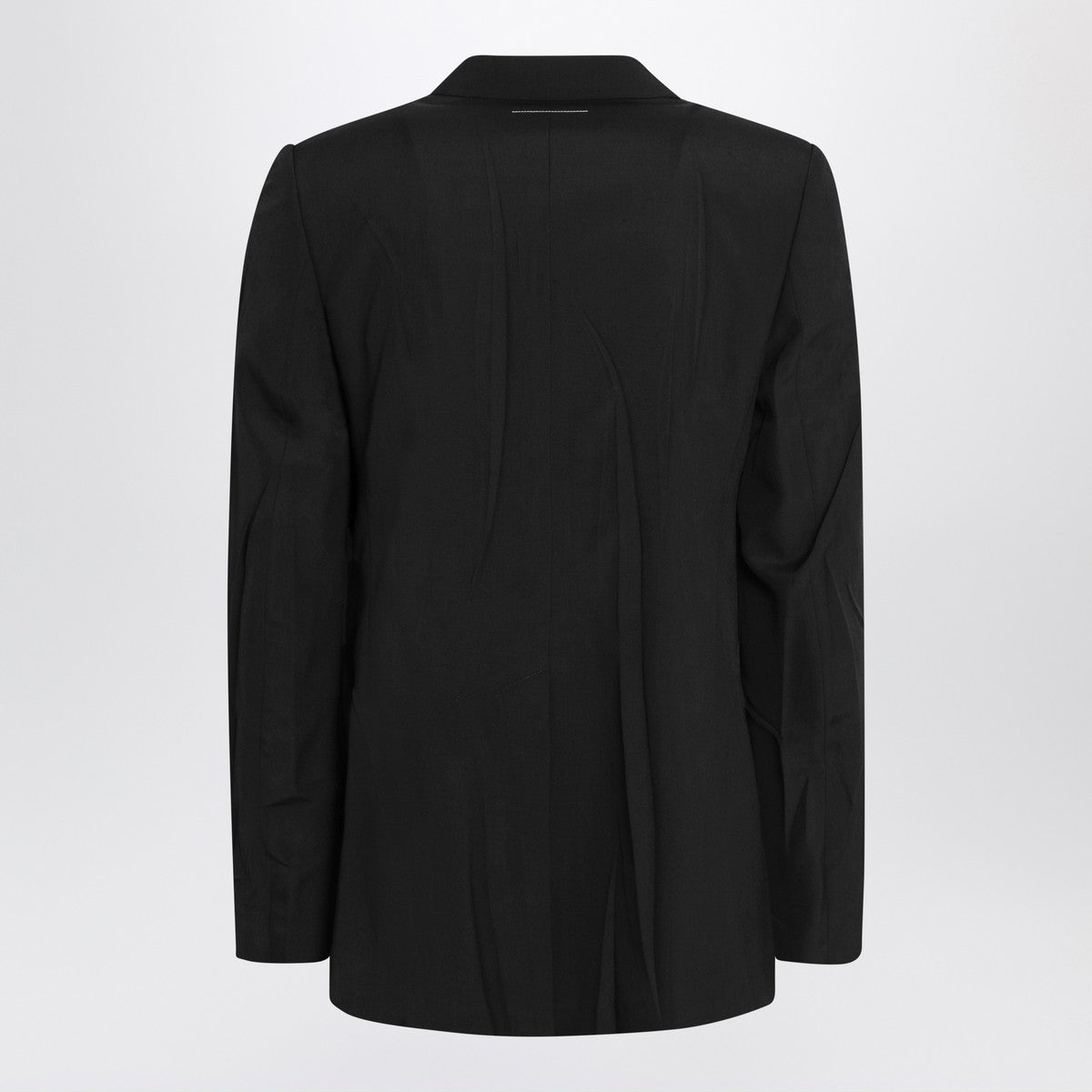 MM6 Maison Margiela Black wool-blend jacket MM6 Maison Margiela