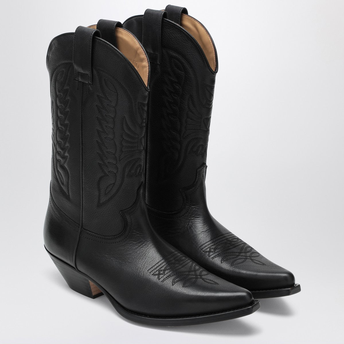 MM6 Maison Margiela Black Florence cowboy boots MM6 Maison Margiela