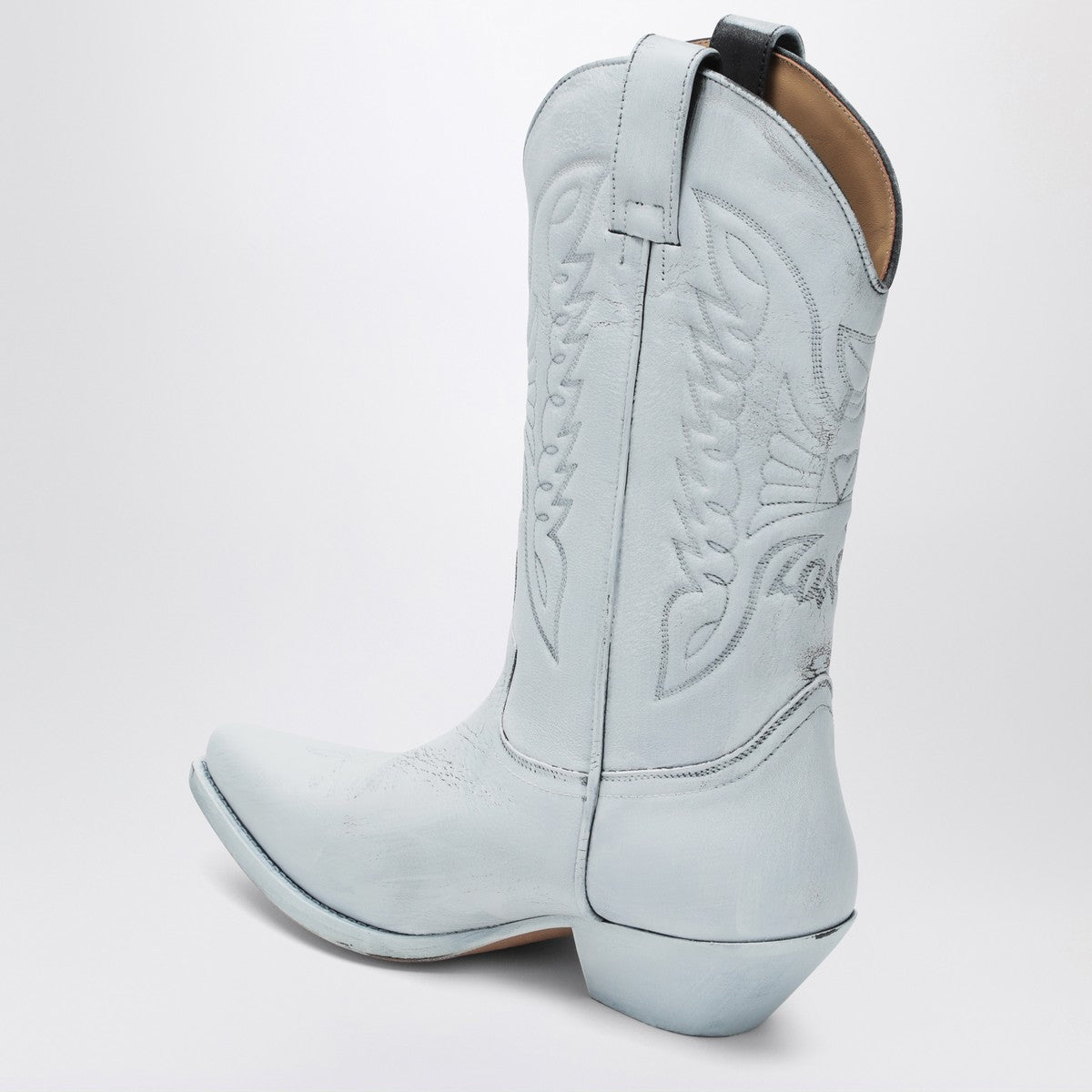 MM6 Maison Margiela Black and white Florence cowboy boots MM6 Maison Margiela