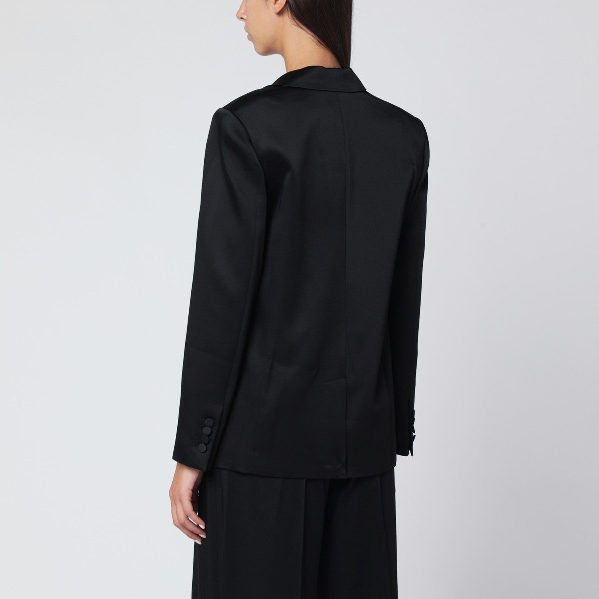 SIMKHAI Black double-breasted jacket SIMKHAI