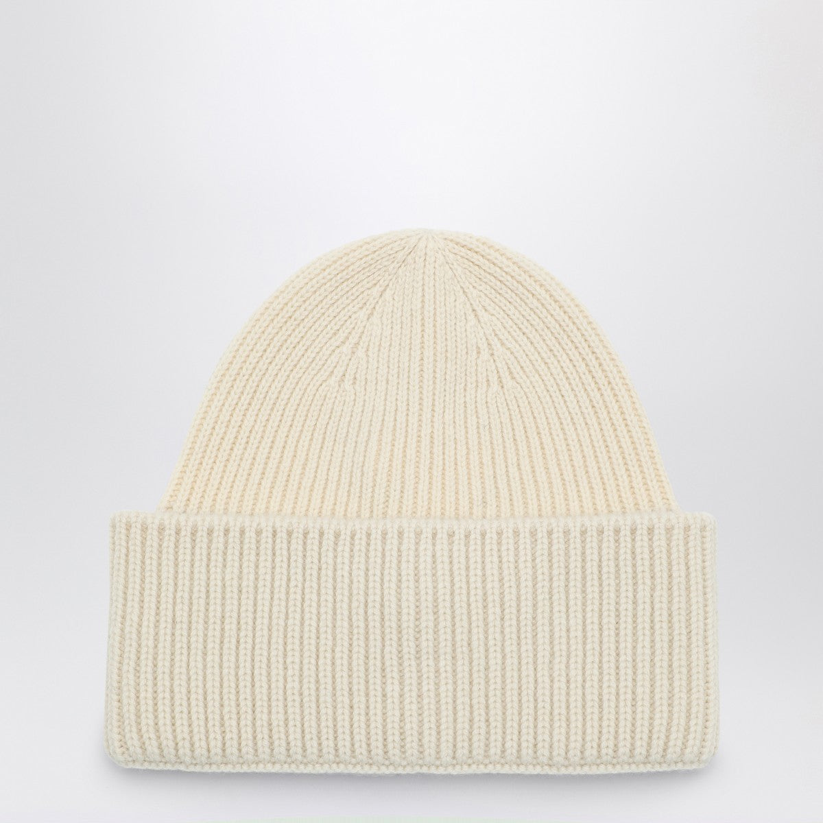 Destin White wool and cashmere beanie