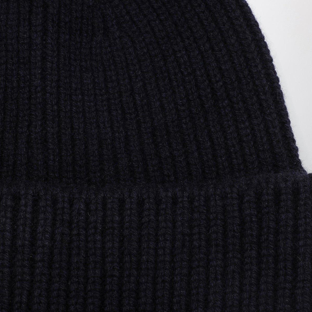 Destin Navy blue wool and cashmere beanie Destin