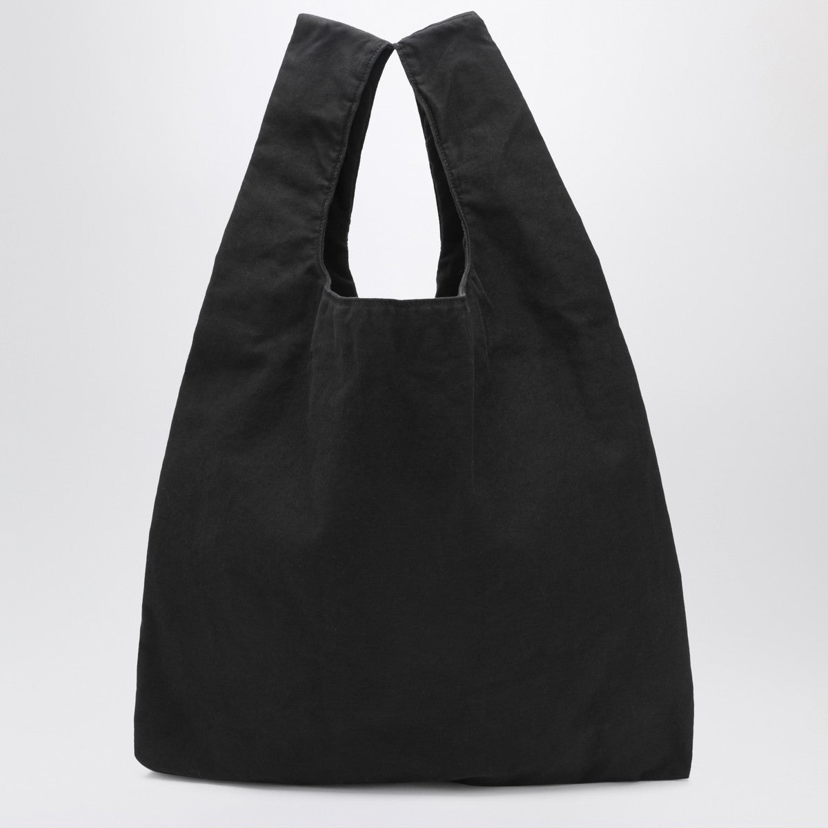 Magliano X D2 Black canvas tote with patches Magliano X D2