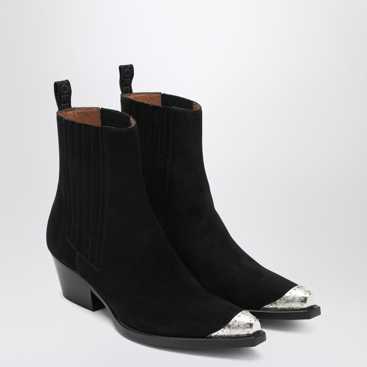 Sartore Black suede Wax ankle boot Sartore
