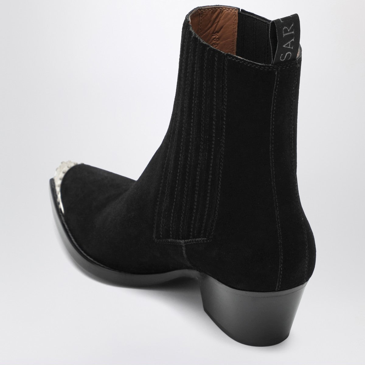 Sartore Black suede Wax ankle boot Sartore