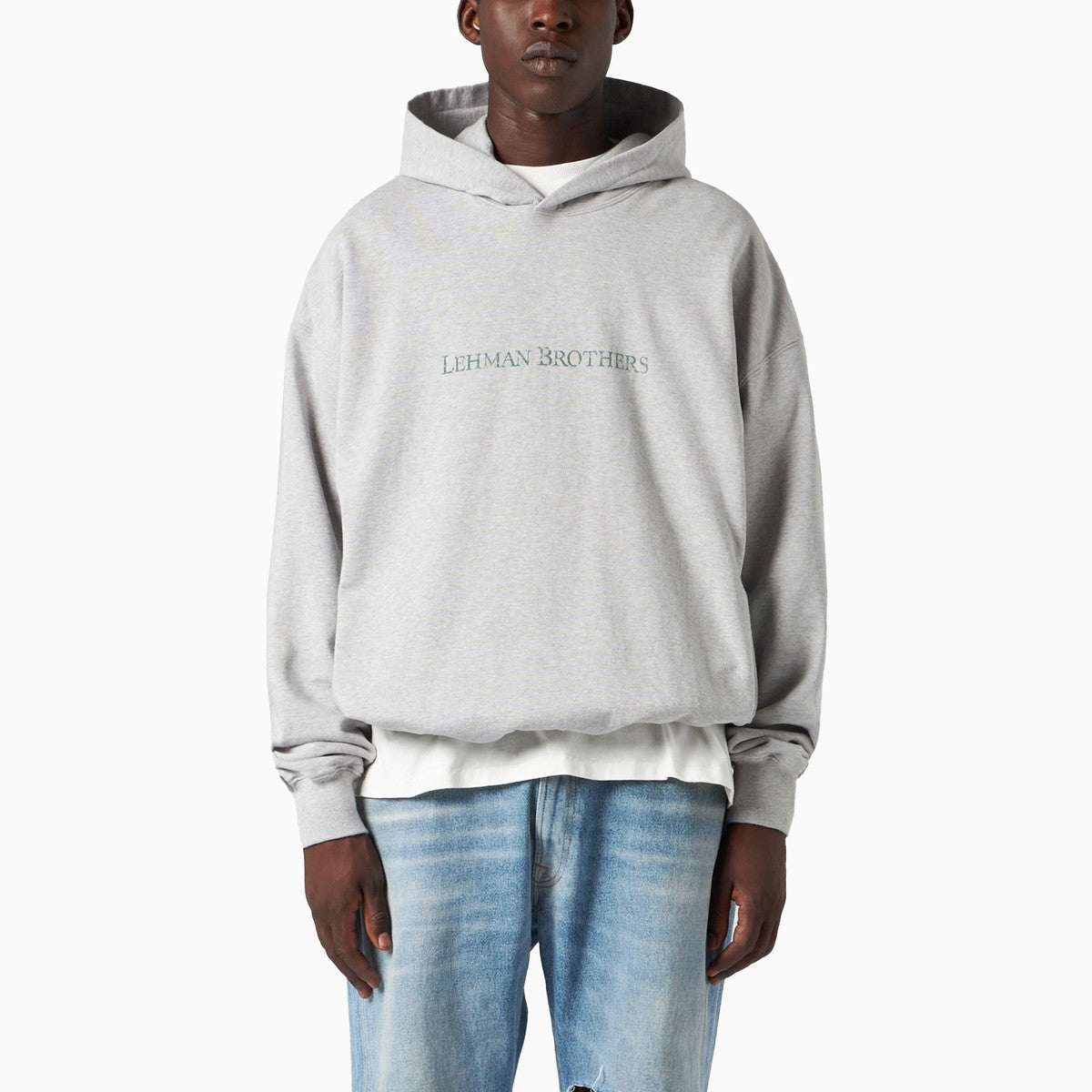 1989 STUDIO Lehman Brothers hoodie Oatmeal grey 1989 STUDIO