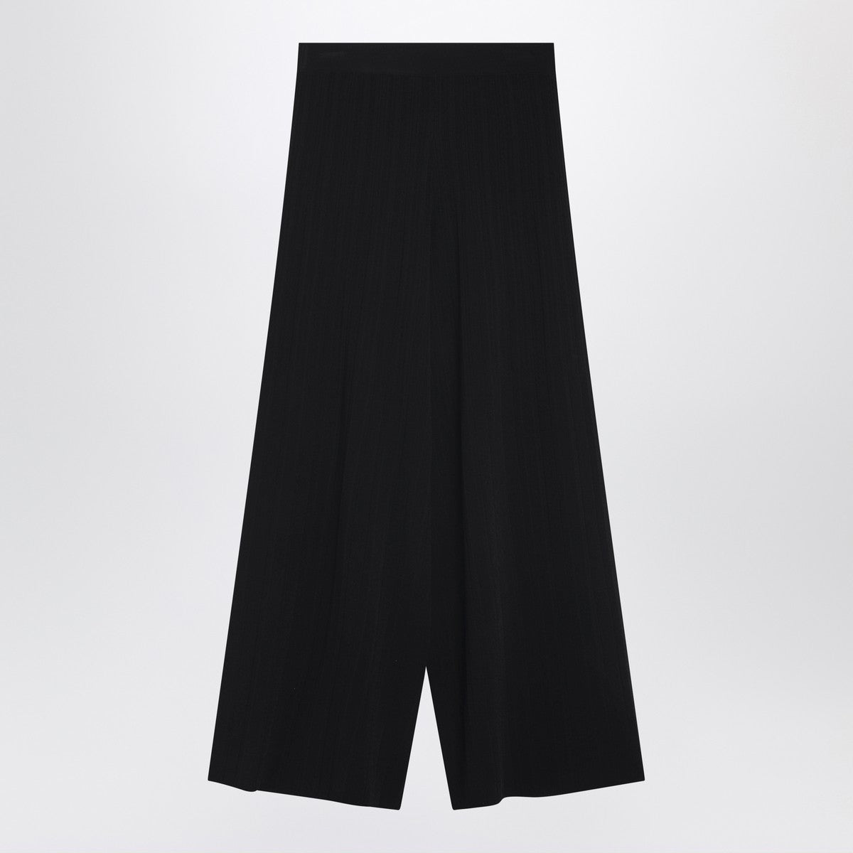 Weekend Max Mara Black viscose-knit trousers Weekend Max Mara