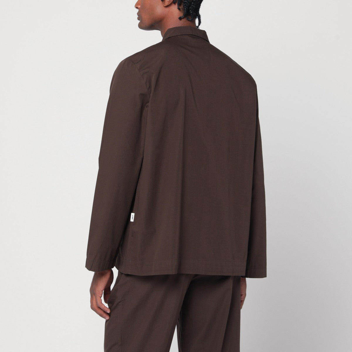 Tekla Brown pyjama shirt Tekla