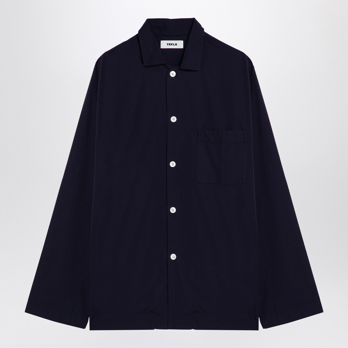Tekla Navy blue pyjama shirt Tekla