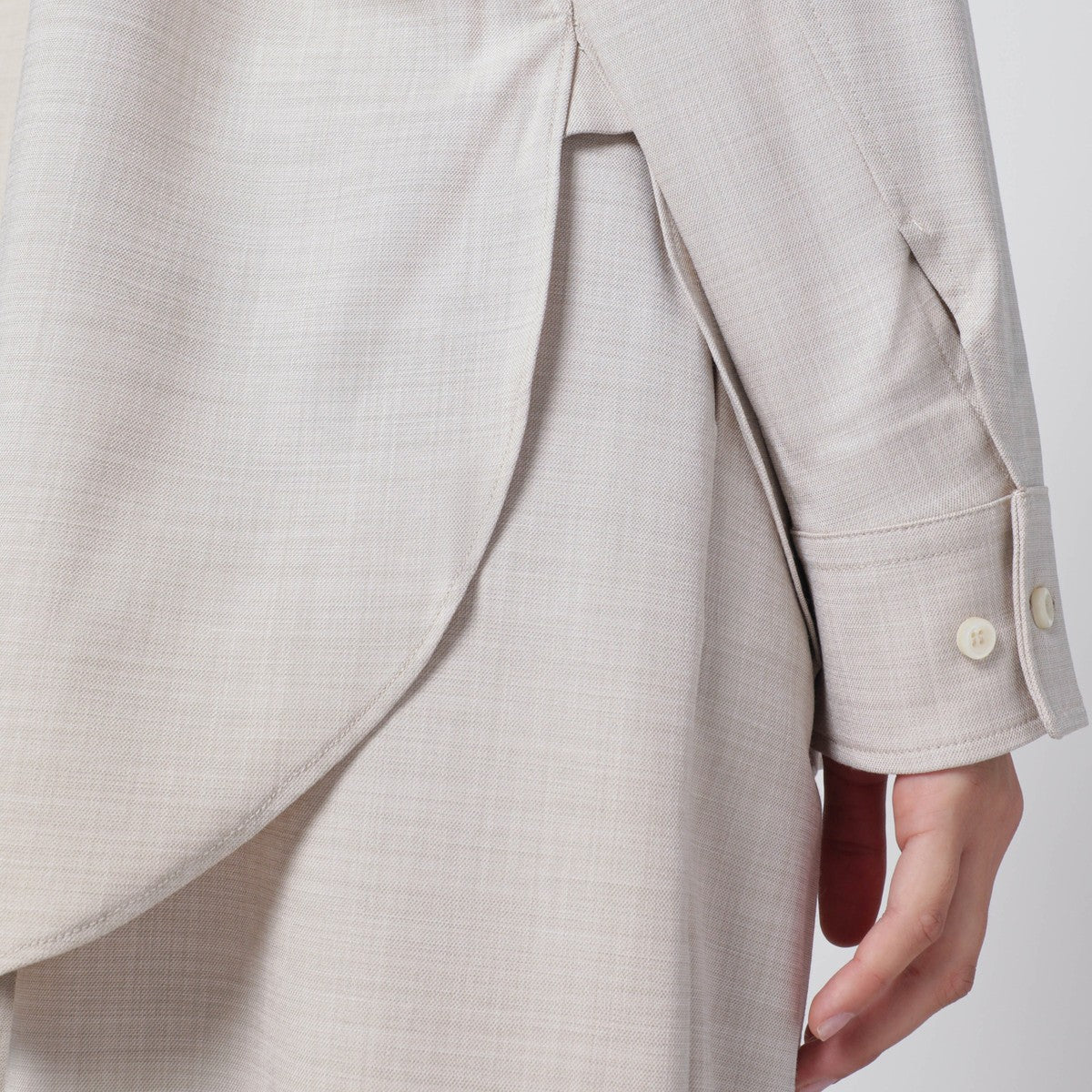 The Andamane Ivory Wendela oversized suit The Andamane