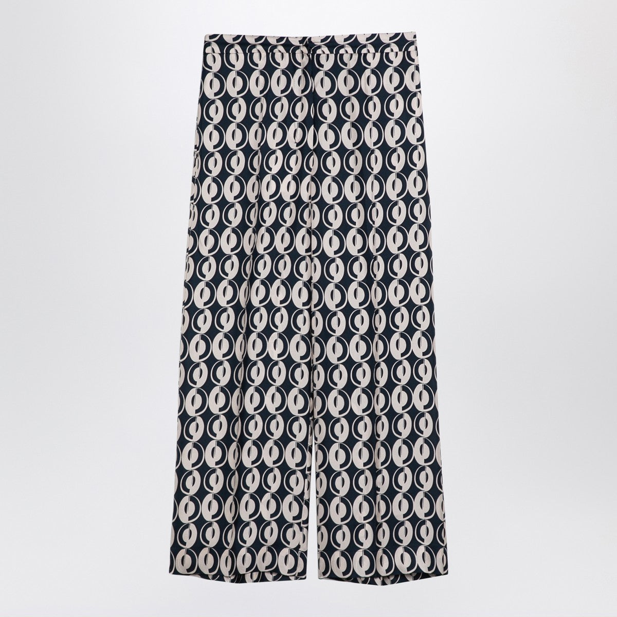 MAX MARA TIMELESS All over printed silk trousers MAX MARA TIMELESS
