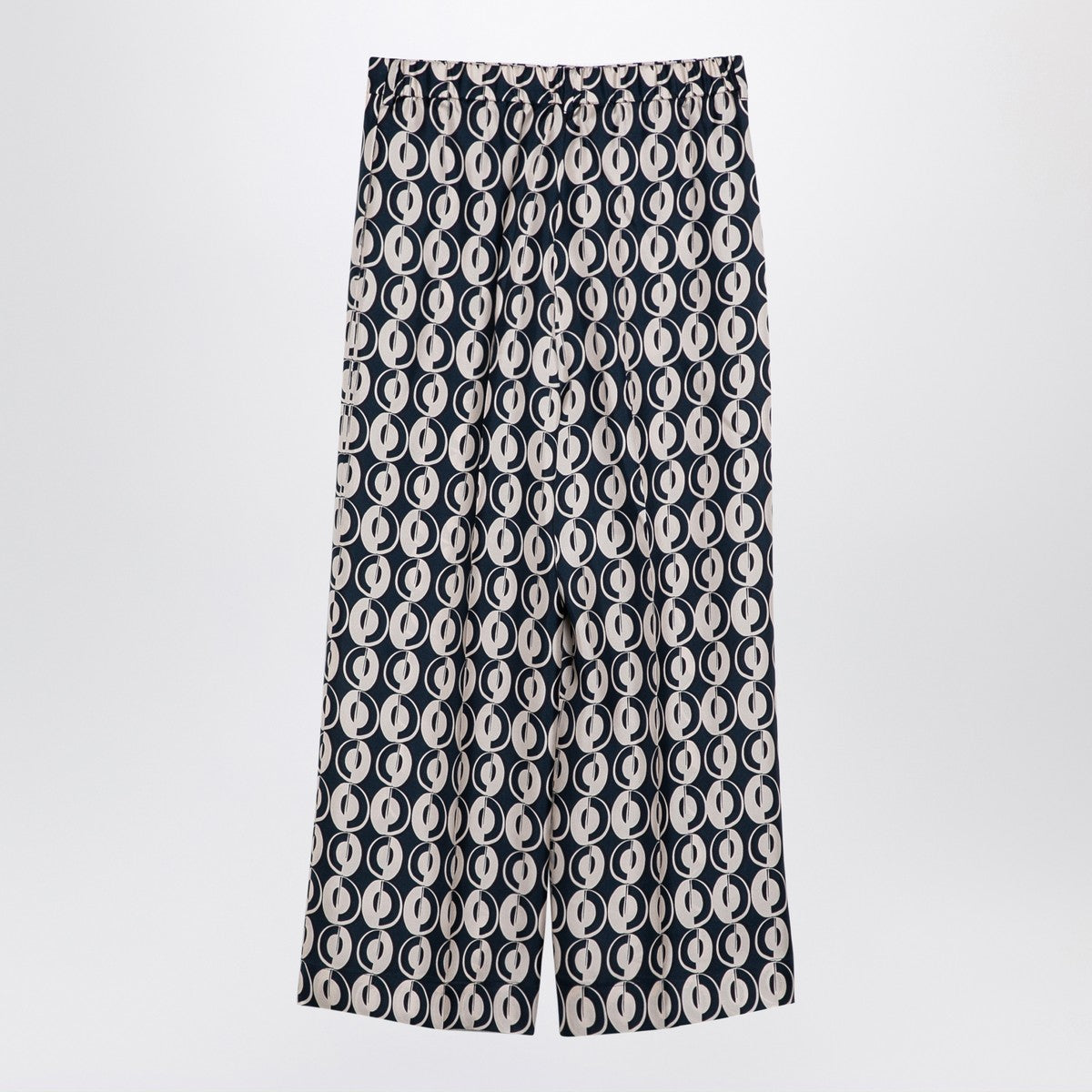 MAX MARA TIMELESS All over printed silk trousers MAX MARA TIMELESS