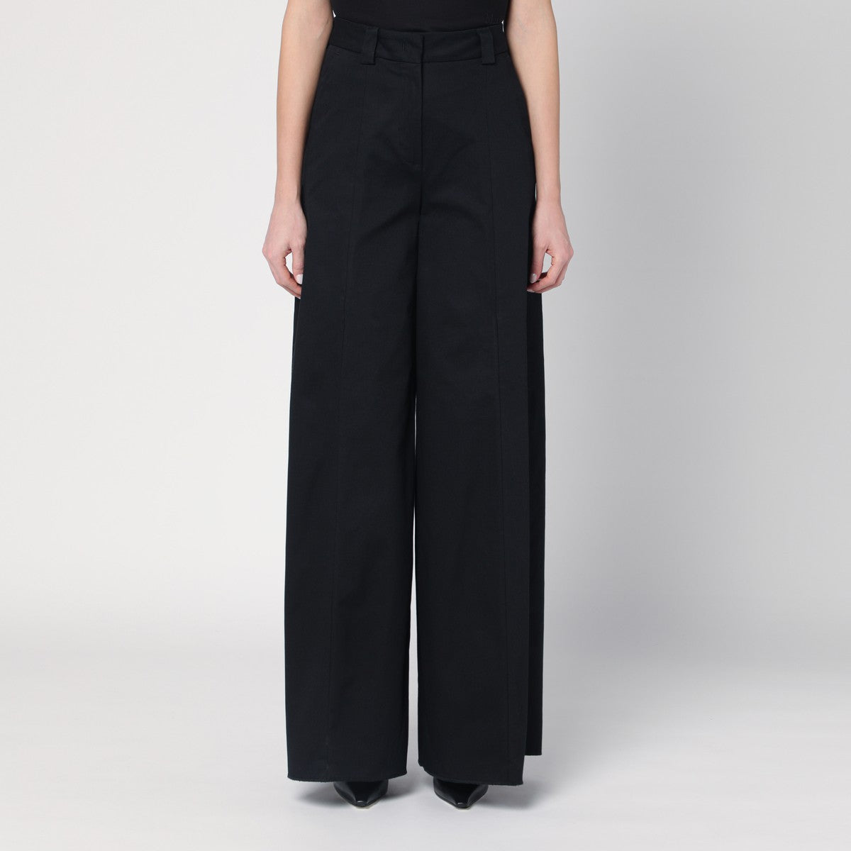 TheLatest Wide black Alma trousers TheLatest