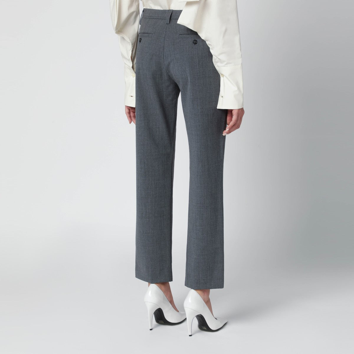 TheLatest Grey wool-blend trousers TheLatest