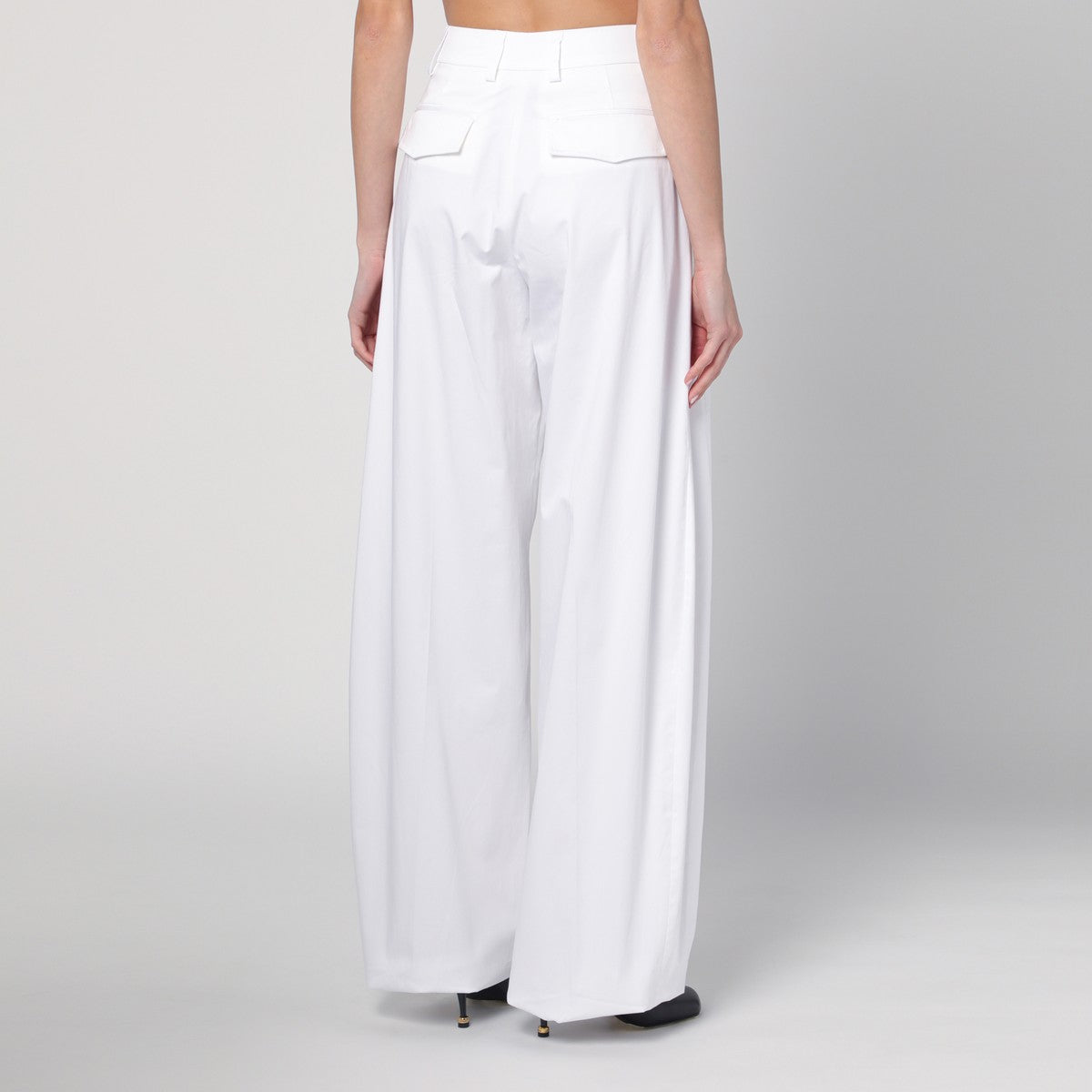 TheLatest Wide white Billie trousers TheLatest