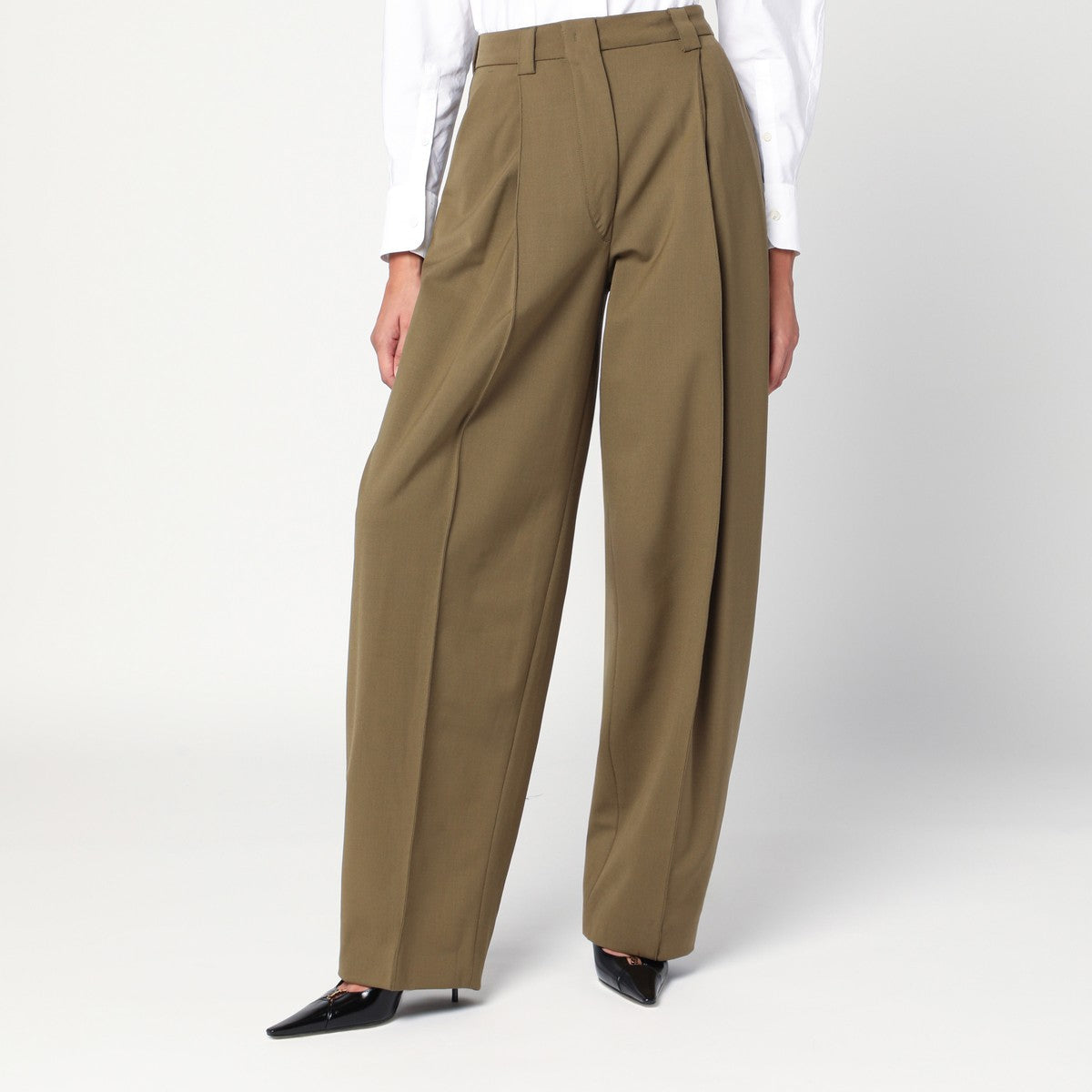 TheLatest Taupe wool blend trousers TheLatest