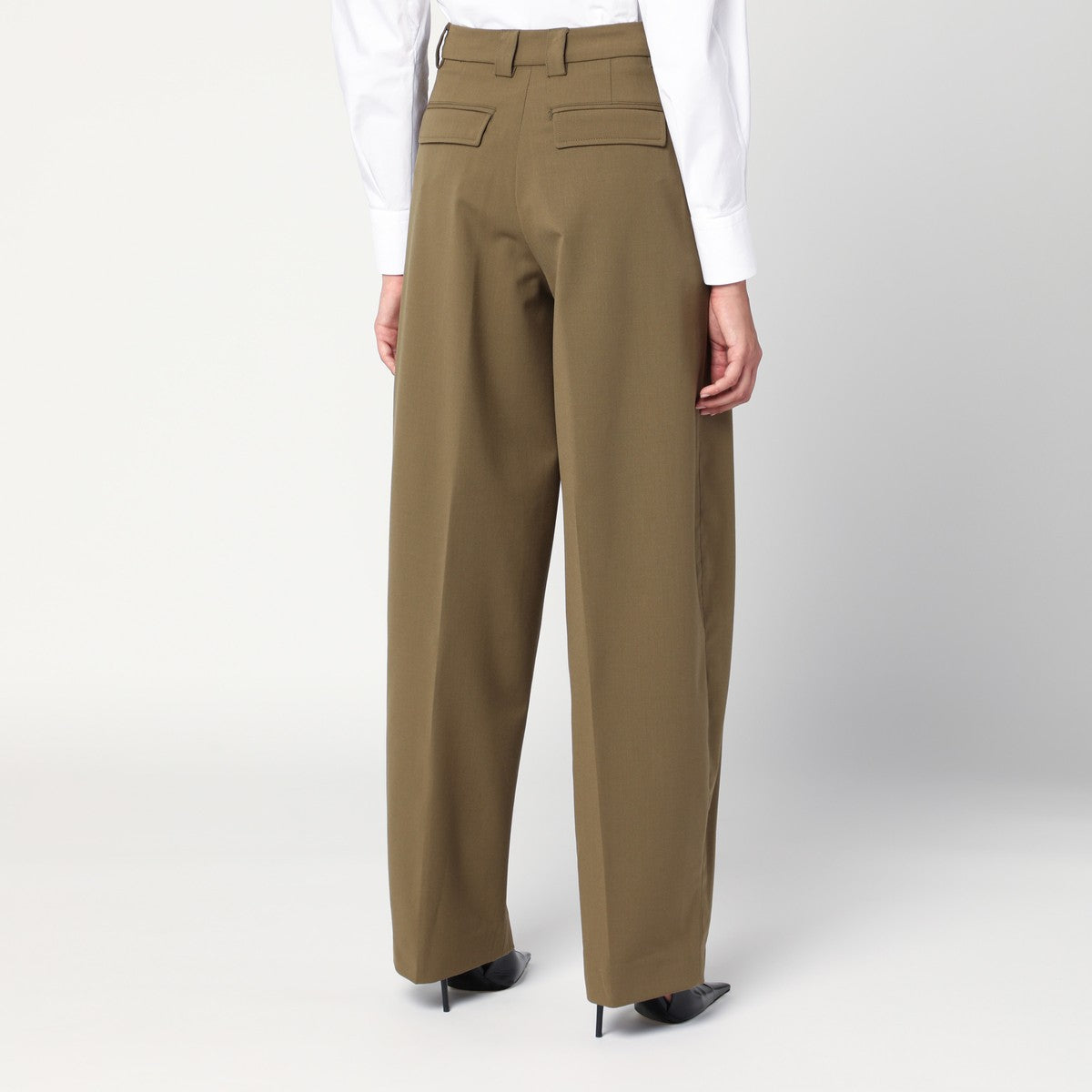 TheLatest Taupe wool blend trousers TheLatest