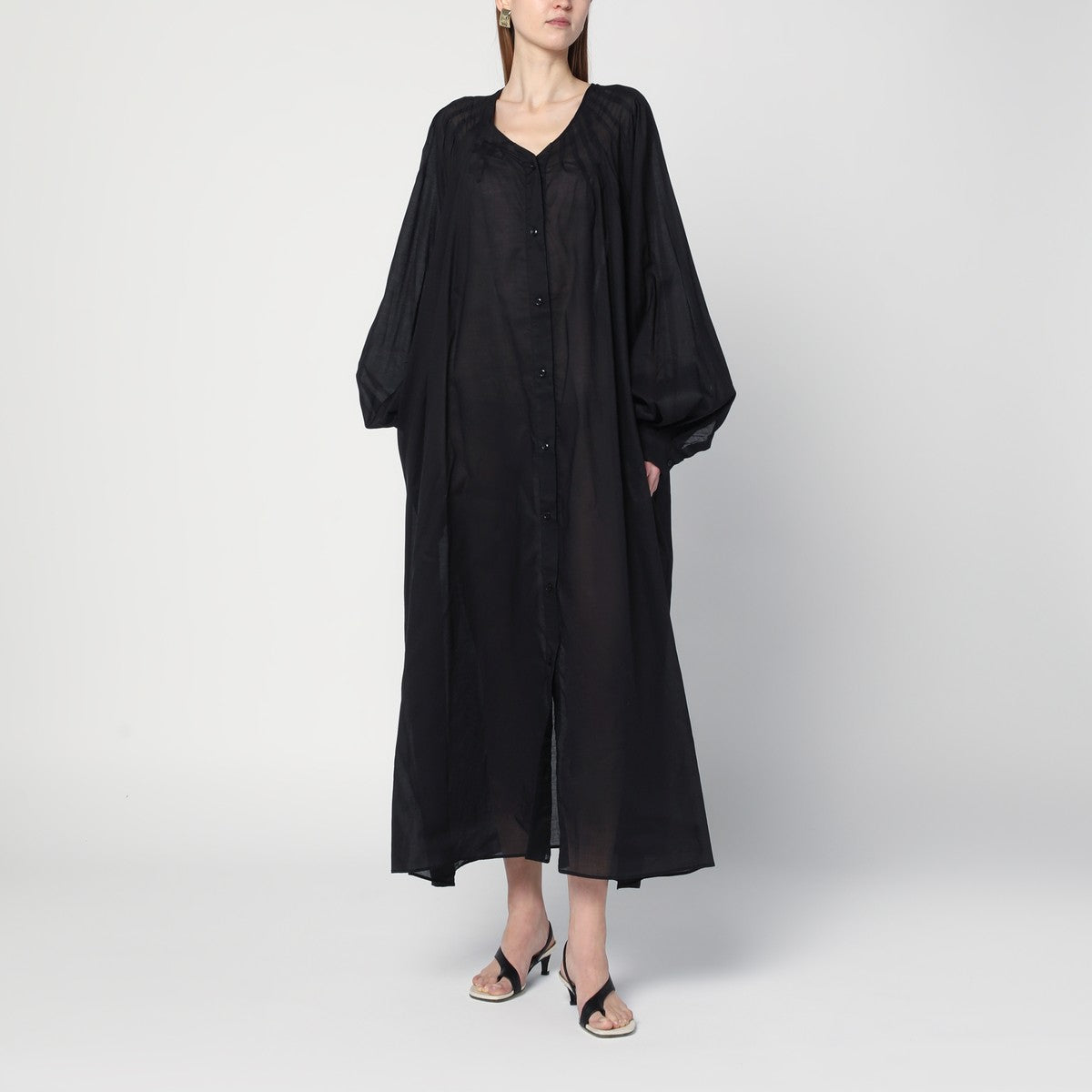 TheLatest Loose black dress in cotton TheLatest