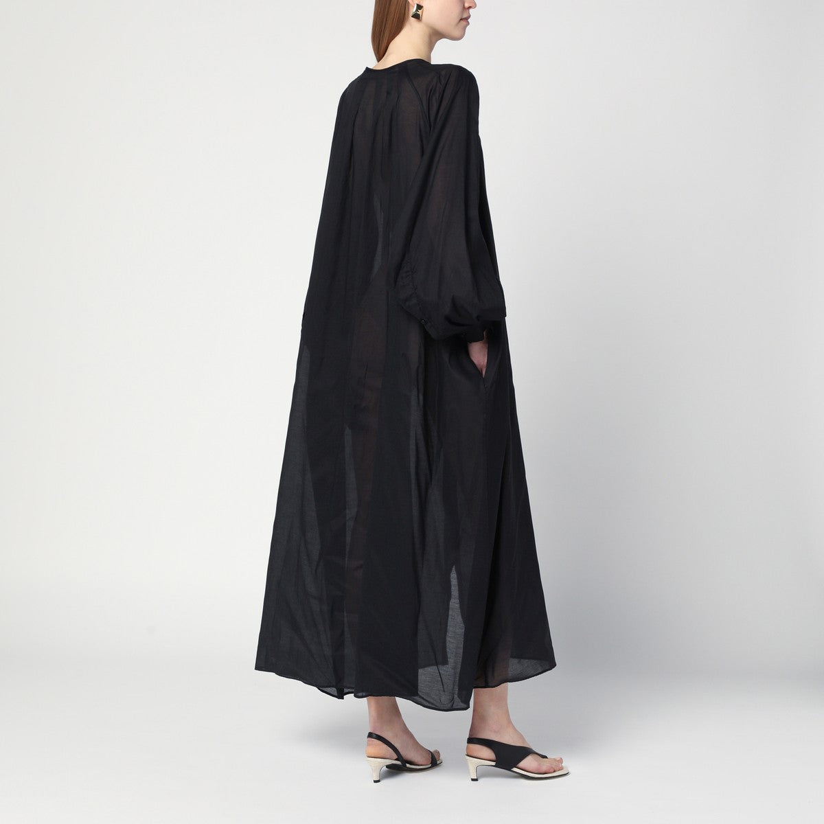 TheLatest Loose black dress in cotton TheLatest