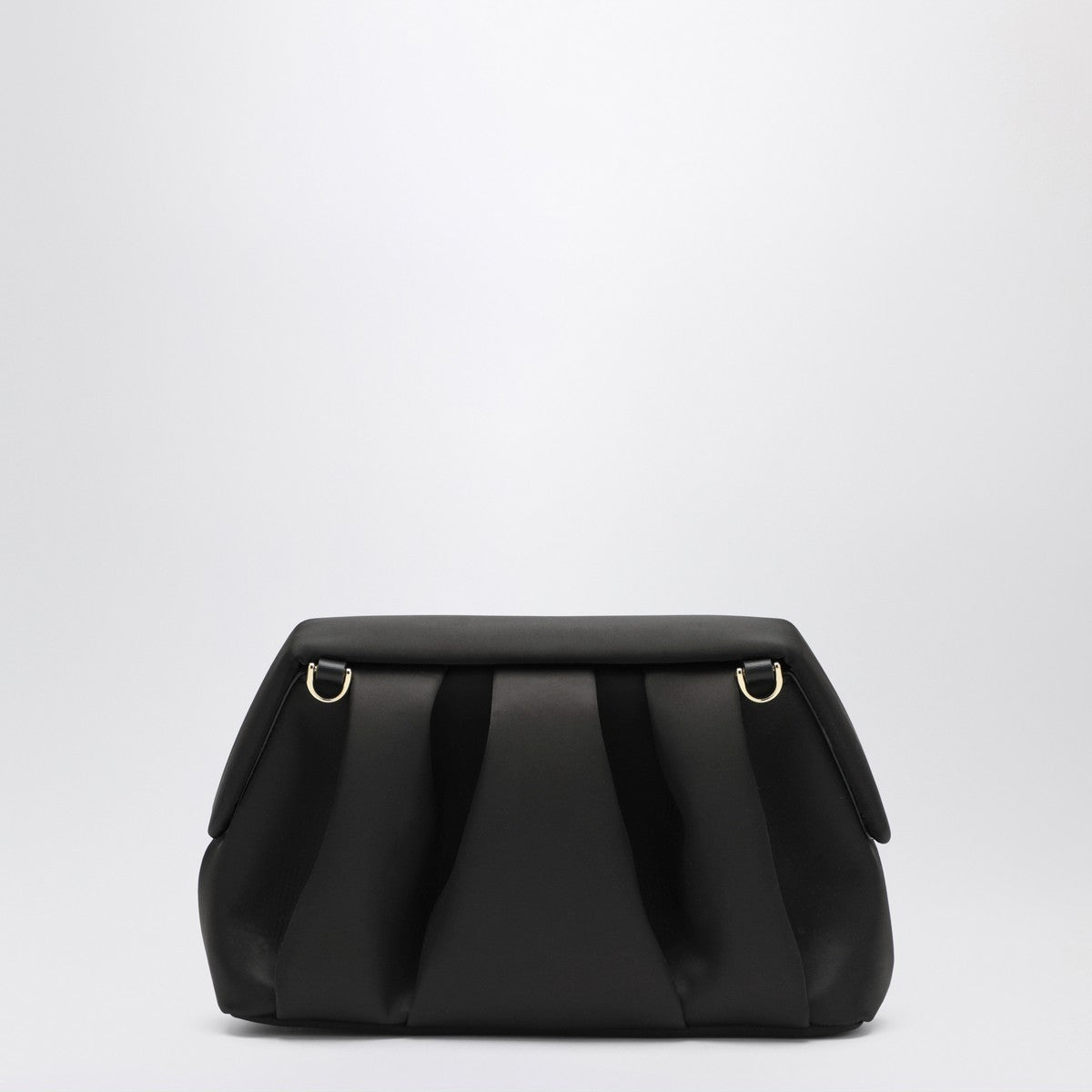 THEMOIRè Black Afrodite clutch in vegan leather THEMOIRè
