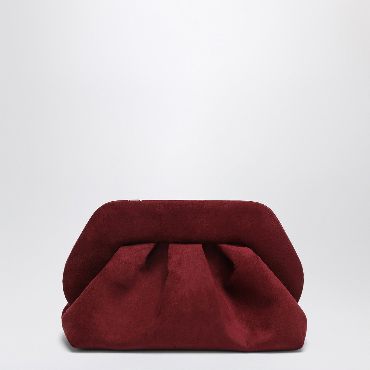 THEMOIRè Tia clutch plum suede effect THEMOIRè