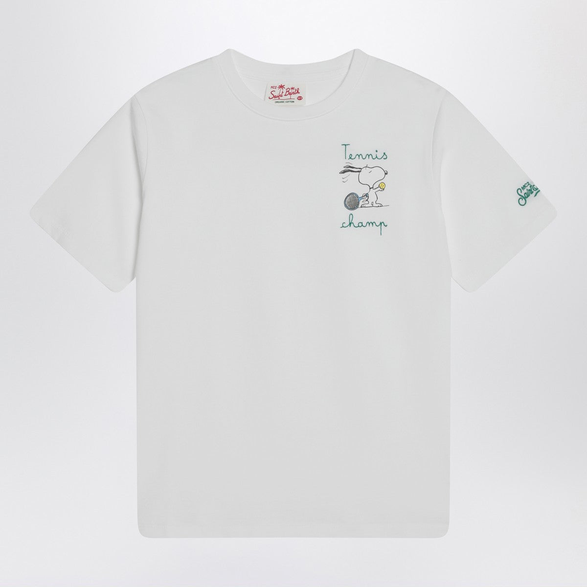 MC2 Saint Barth White T-shirt with Snoopy tennis print MC2 Saint Barth