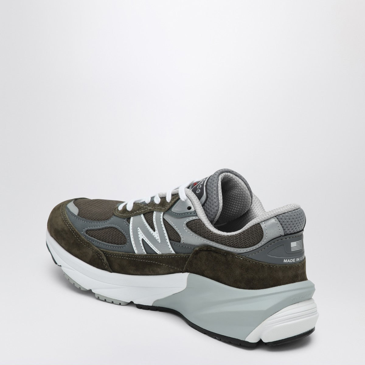 New Balance Low Made in USA 990v6 olive green trainer New Balance