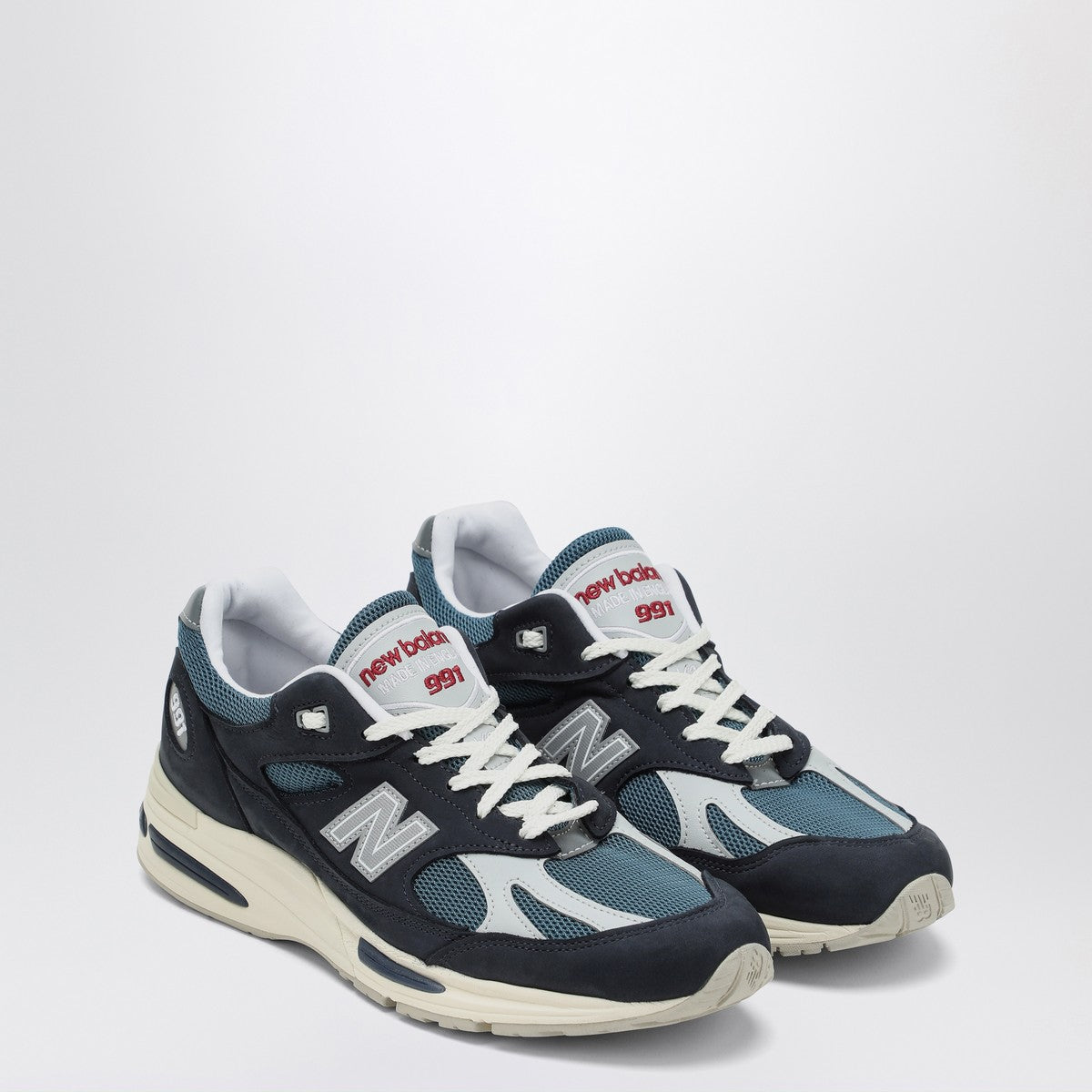 New Balance Navy blue/white sneaker Made in UK 991v2 New Balance