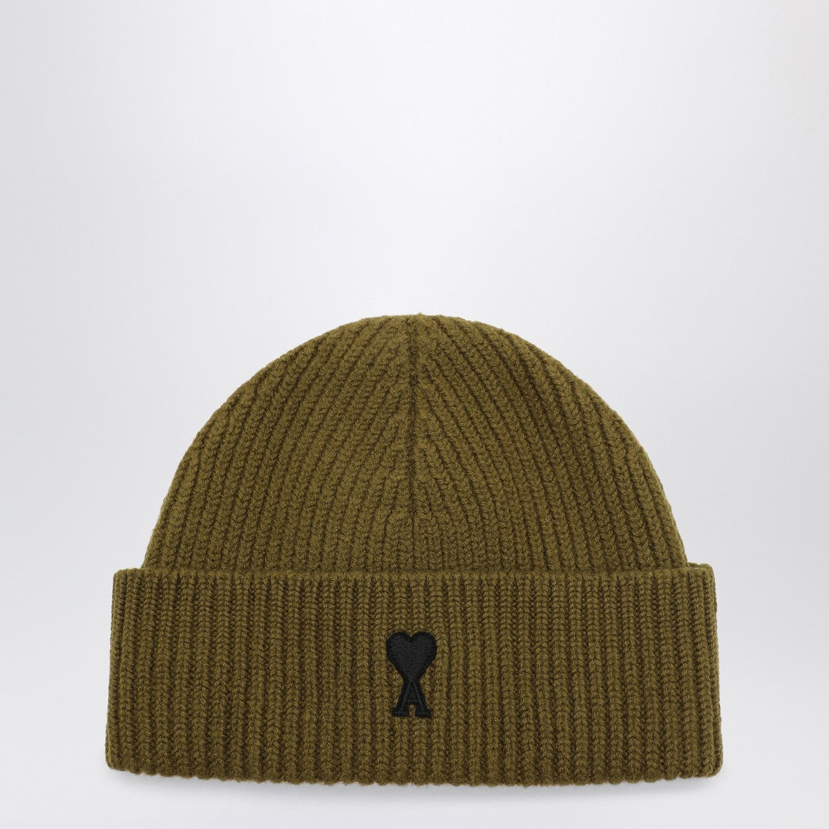 Ami Paris Ami de Coeur bronze wool hat Ami Paris