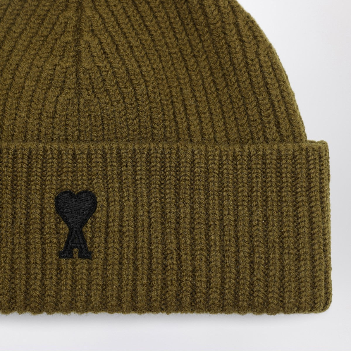 Ami Paris Ami de Coeur bronze wool hat Ami Paris