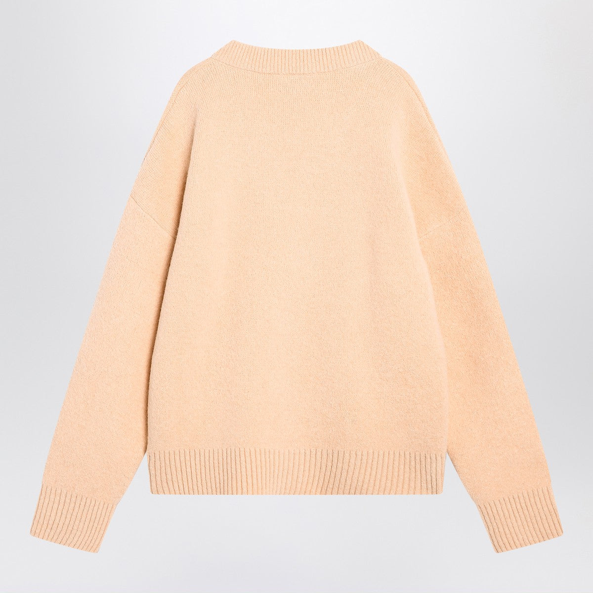 Ami Paris Light beige wool cardigan Ami De Coeur Ami Paris