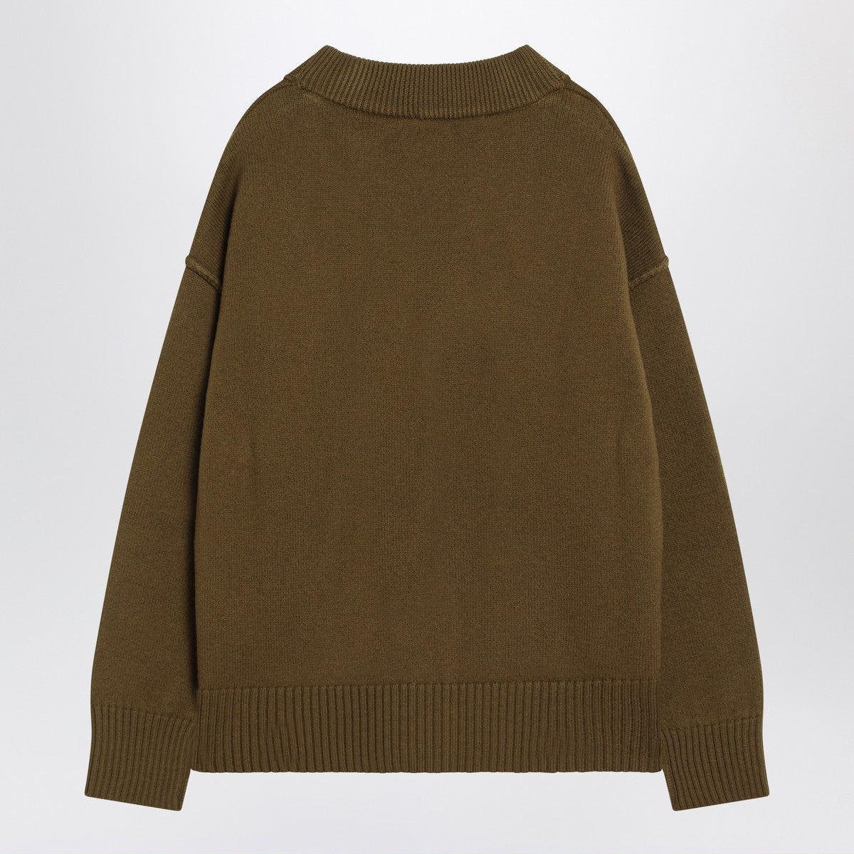 Ami Paris Ami De Coeur bronze cardigan Ami Paris