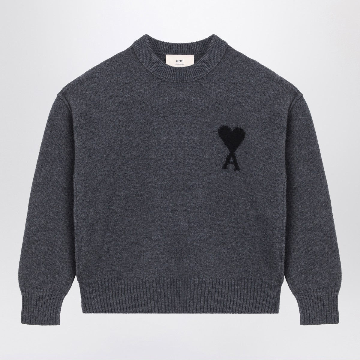 Ami Paris Dark grey Ami De Coeur sweater Ami Paris